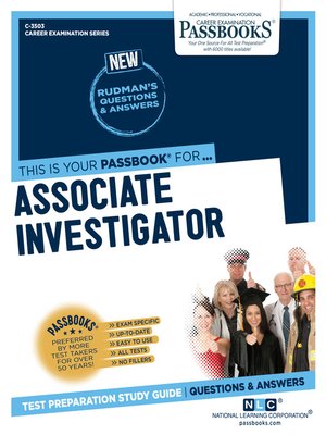 cover image of Associate Investigator